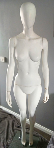White abstract faceless female - abstract,