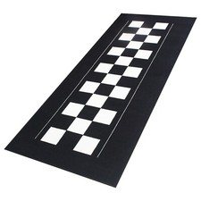 Scooter Vespa Lambretta Motorbike Garage Checkerboard Mat Series 4 - 190cm x80cm