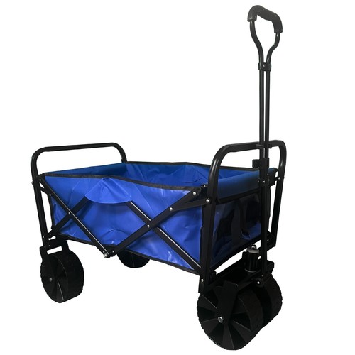 Folding pull along wagon cart - folding,