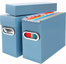 File Organizer Box with Lid &