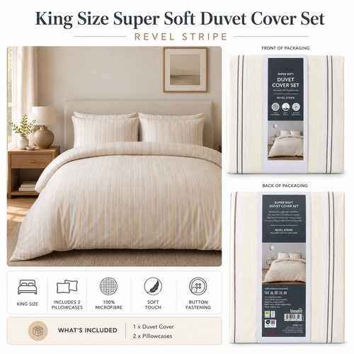 Dunelm king size revel - dunelm, stripe