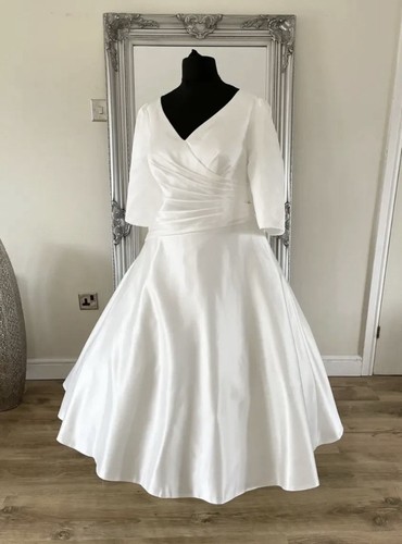 Bridal gown wedding dress - bridal, dress,tea
