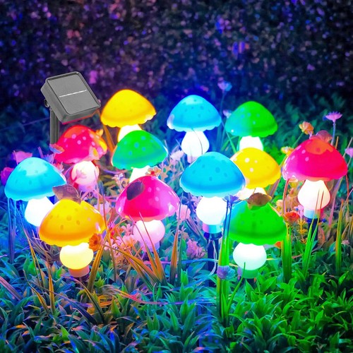 Solar rattan stake lights - rattan,