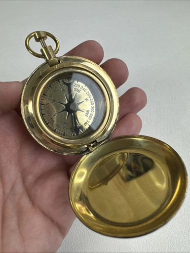 Nautical vintage brass pocket - nautical,