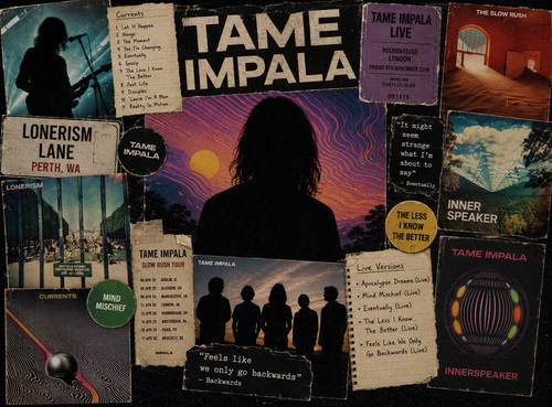 Tame impala rock band - impala, collage
