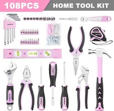 Pink Tool Kit Set, 108PCS