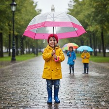 Kids Umbrella with Retractable