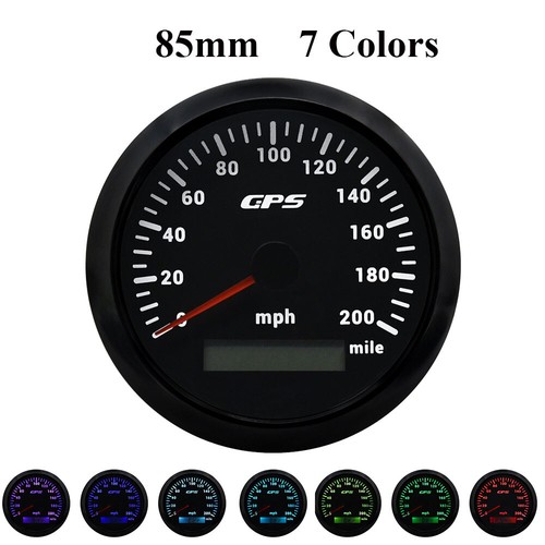 85mm gps speedometer - gps, odometer