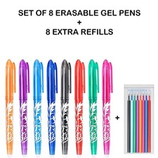 Erasable Pen Set of 8 Colours