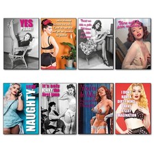 Fridge magnets Vintage pin up