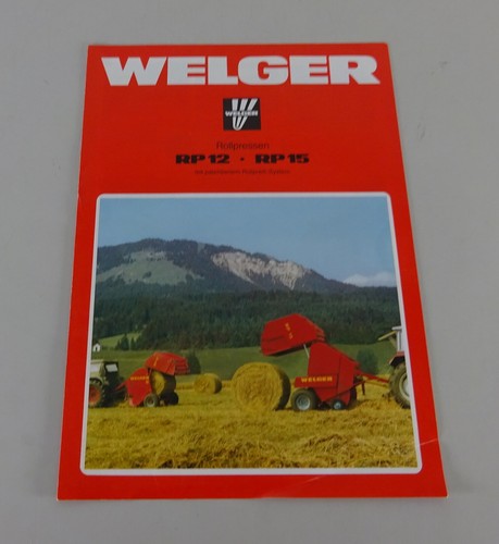 Brochure welger round baler - brochure, rp