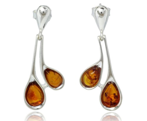 Natural baltic amber sterling - natural,