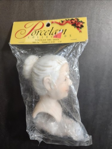 Vtg porcelain mrs claus - vtg,