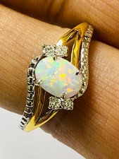 925 Silver 10K Gold Genuine