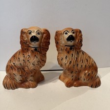 Vintage Flatback Mantle Dogs