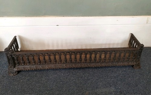 Victorian cast iron fire - a,