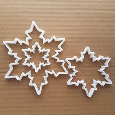 Snowflake Star Winter Shape Cookie Cutter Dough Biscuit Pastry Fondant Sharp