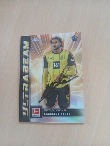 Trading card signed almugera - card,