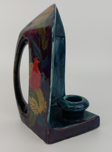 Art deco candle - candle, holder
