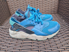Nike Huarache Trainers Size UK 6 Blue Used Worn 2013 Beaters 