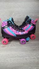 No Fear Retro Quad Skates Pink Junior Size UK 7 EU 41 New BNWOB 