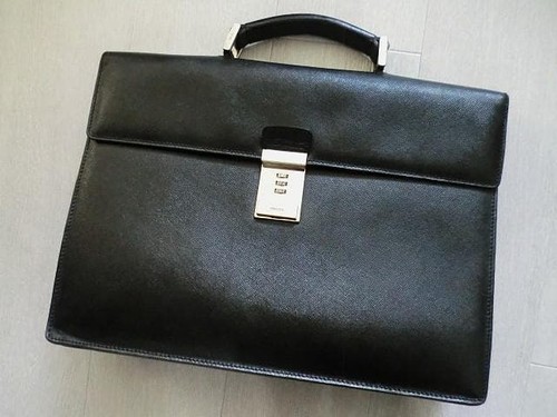 Prada briefcase leather - briefcase,