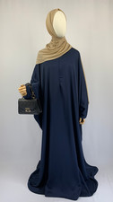 Butterfly Abaya Navy Blue |