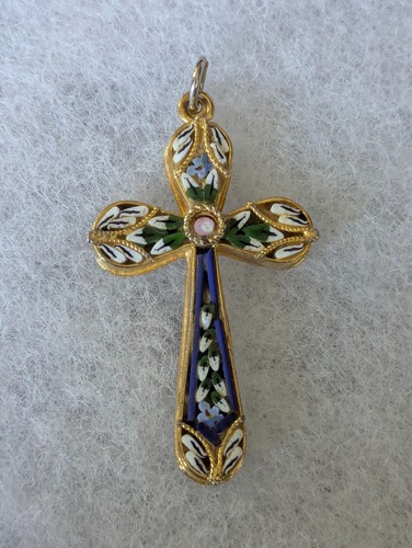 Vintage necklace micro - micro, mosaic