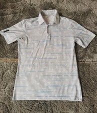 Galvin Green Malik Polo Shirt Men's S Blue Patterned Golf Stretch Fabric