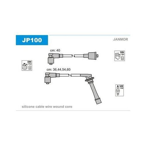 Janmor jp100 ignition cable - jp100,