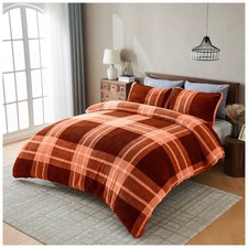 Liam Check Teddy Fleece Duvet