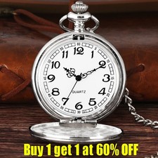 Vintage Quartz Chrome Pocket