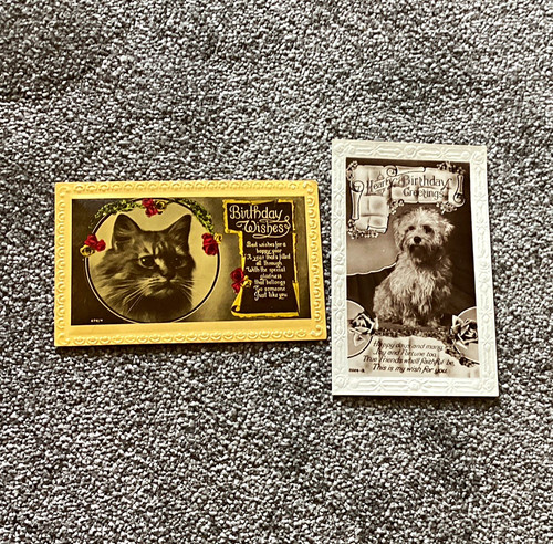 Vintage birthday animal - vintage,