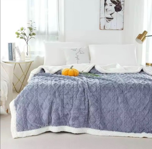 Ultimate textured sherpa throw - ultimate,