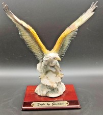 “Eagle” by Giovanni – 23cm Vintage Sculpture – Majestic Bird of Prey on Base