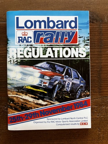 1984 lombard rac rally - lombard,