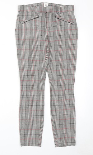 Gap womens grey plaid cotton - grey,