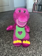 Vintage Barney the Dinosaur 1990s plush talking with battery pack Teddy