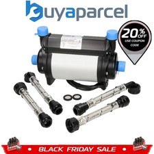 Stuart Turner 1.5 Bar Twin Impeller Shower Pump Techflow ST + Pair Hoses