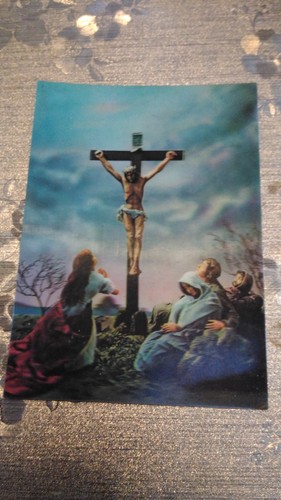 Postcard the crucifixion - 3d,