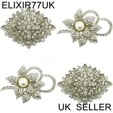 NEW SILVER PINS BROOCH BOUQUET