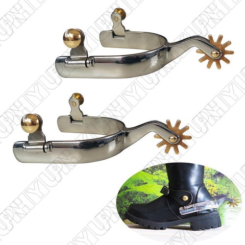 Silver horse spurs for men - for,