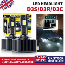 2X D3S 70w 6000k For Range Rover Evoque 2011-2017 Bulbs LED Light White Bright