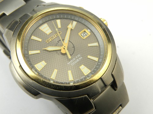 Mens seiko kinetic titanium - kinetic,
