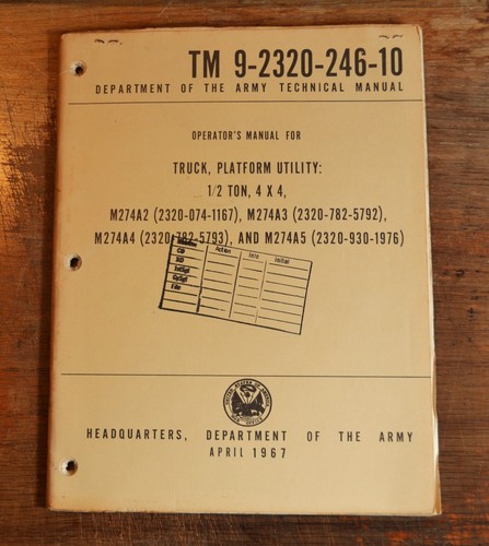 Vtg 1967 m274 mechanical mule - 1967,
