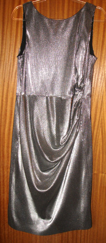 Debut slinky silver dress - slinky,