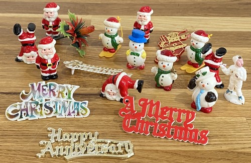 Christmas cake decorations - cake,