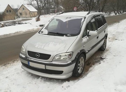 Opel zafira 05 front - 99-05,
