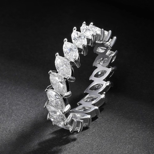 Full marquise cut - marquise, moissanite