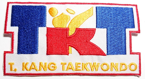 Kang taekwondo patch badge - kang,